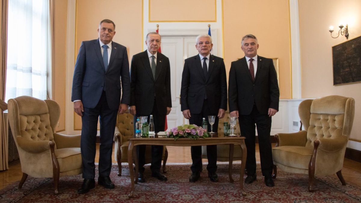 Erdogan se sastao sa članovima Predsjedništva BiH