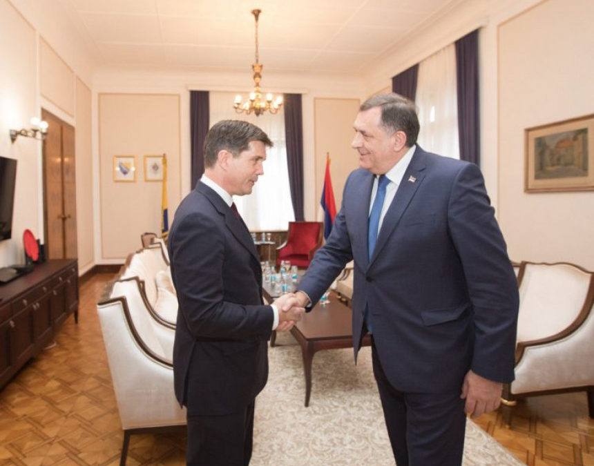 Dodik i Nelson razgovarali o imenovanju Šmita za novog visokog predstavnika u BiH